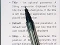 input box function BCA-355 programming using Visual Basic
