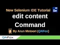 New Selenium IDE - Part 65