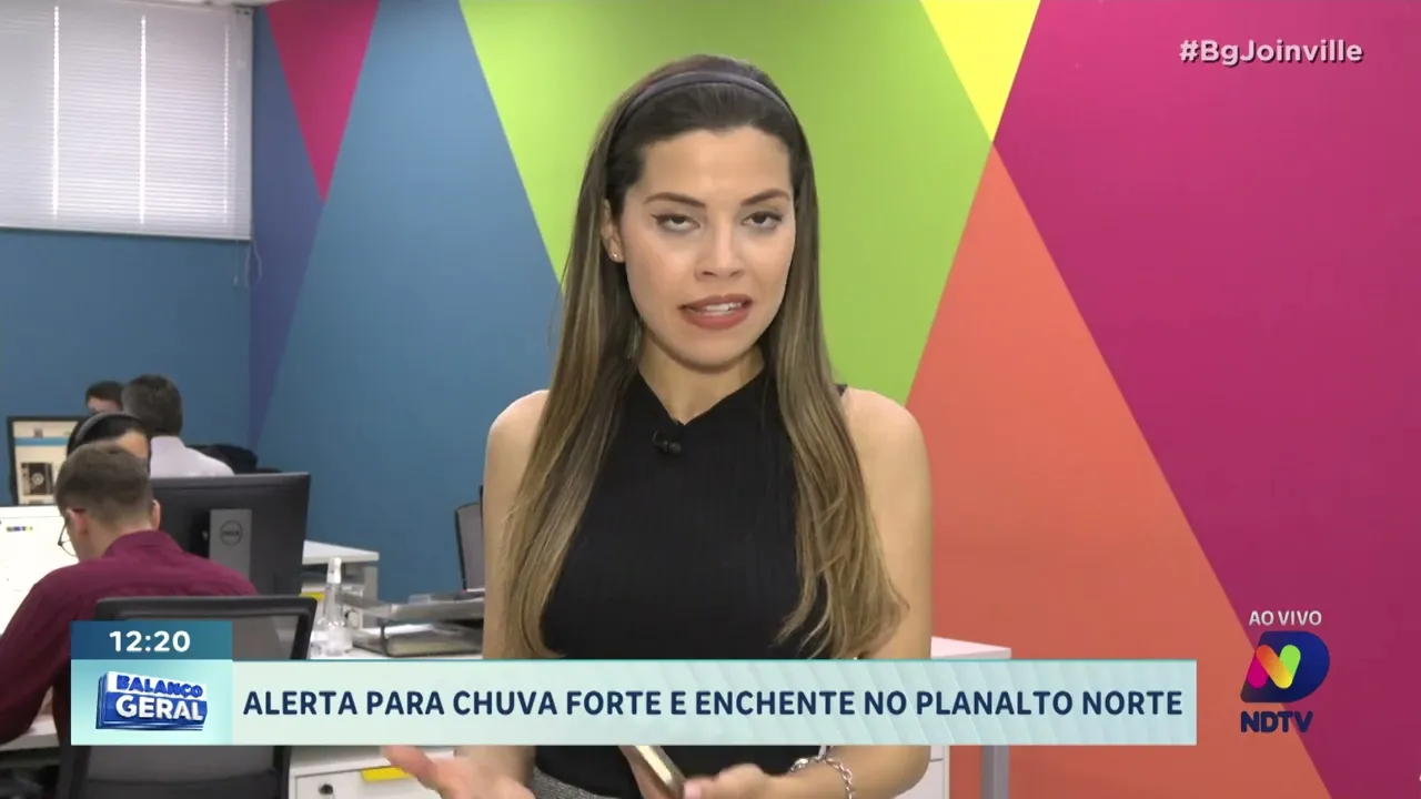 Alerta para chuva forte e enchente no Planalto Norte