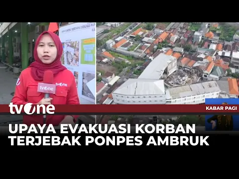 Update Proses Evakuasi Korban Bangunan Ponpes Ambruk di Sidoarjo