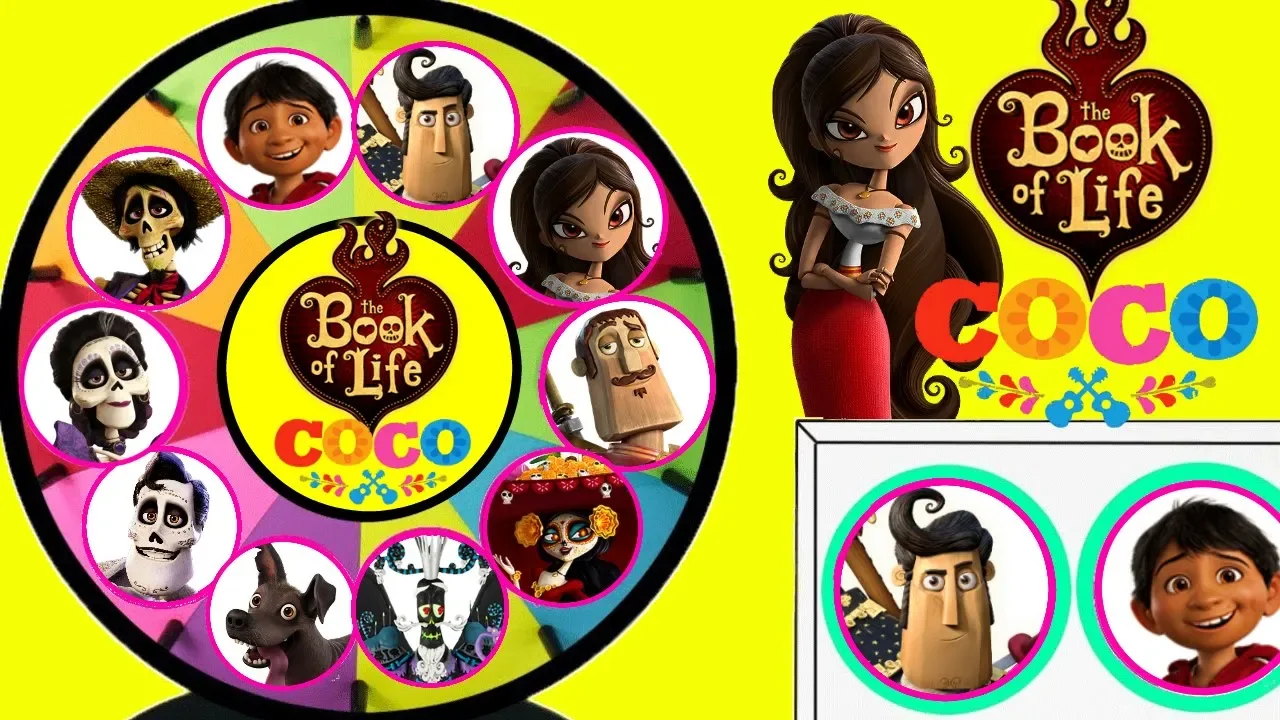 COCO VS The Book Of Life Spinning Wheel Game