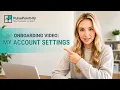 My Account Settings PulsePoint Onboarding