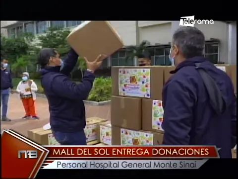 Mall del Sol entrega donaciones personal hospital general Monte Sinaí