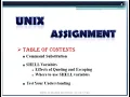 COMMAND SUBSTITUTION AND SHELL VARIABLES IN UNIX TEST YOUR UNDERSTANDING 15 1 - 15 2