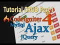01 CRUD CodeIgniter 4 Dengan AJAX JQuery dan juga Bootstrap Tanpa Reload Halaman Part