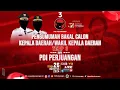 PENGUMUMAN BAKAL CALON KEPALA DAERAH ATAU WAKIL KEPALA DAERAH TAHAP 3 DARI PDI PERJUANGAN