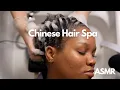 ASMR ULTIMATE RELAXATION AT A CHINESE HAIR SPA ASMR SCALP MASSAGE AND SHAMPOO SOUNDS