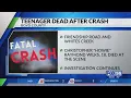 Teen dies on scene of Boyd County crash