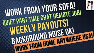 Third Channel Has A Non Phone Chat Work From Home Job No Degree No Set Schedule Anywhere USA 