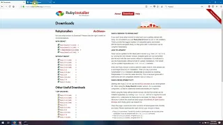 0 Getting Started with Ruby Windows