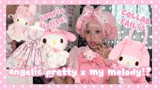 Angelic Pretty x My Melody Collab DISASTER My Melody Haul Lolita Coord