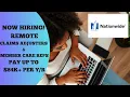 84K A YR REMOTE CLAIMS ADJUSTER ROLE WITH NATIONWIDE 21 PER HOUR ENTRY LEVEL ROLE