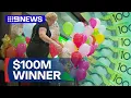 Mystery 100 million Powerball winner claims her prize 9 News Australia