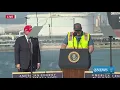 Port of Corpus Christi director speaks during Trump remarks historic moment