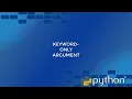 Python Course 4 3 Input parameters Part 2