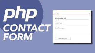 Working Contact Form in PHP with Validation Email Sending