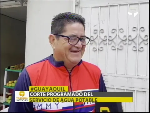 Corte programado del servicio de agua potable