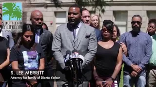 Family of suspect shot and killed by Barstow police call for accountability
