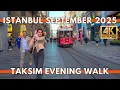 Download Lagu Istanbul Turkije 4K: Avondwandeling over de Istiklalstraat naar het Taksimplein | Nachtleven, win...