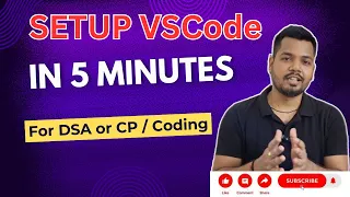 How to setup VSCode for C DSA CP VSCode setup in 5 min