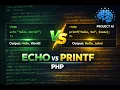 PHP echo vs printf Tutorial Display Data in PHP Urdu