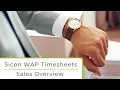 Sicon WAP Timesheets Sales Overview