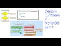 0400 Custom Functions in MonetDB part 1