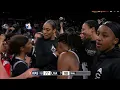 Get OFF Me A ja Wilson didn t like Sydney Colson touching her in the huddle Las Vegas Aces WNBA