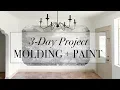 3-Day Project Updating a room with Molding Paint