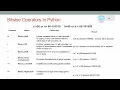 34 Bitwise Operators In Python