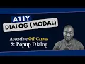 Modern Modal Design A11y Best Practices in 2025 using Bricksbuilder