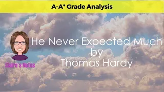 achieve exam success with he never expected much by thomas hardy a complete guide