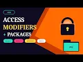 Access Modifiers Packages in Java private default protected public