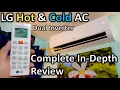 Download Lagu LG Hot \u0026 Cold Dual Inverter Split AC | In-Depth Review | (Copper, 4-way swing, 5-in-1 Convertible)