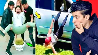 فيديوهات لأشخاص حظها نحس اووي تجميعة حلال فيها النت مواقف كوميدية ضحك كوميديا 