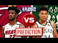 Miami Heat vs Milwaukee Bucks Prediction - 2021 NBA Playoffs 1st Round Matchup