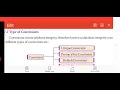 XII STD COMPUTER SCIENCE - Chapter 12 TYPES OF CONSTRINTS