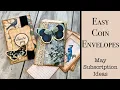 Easy Loaded Coin Envelopes for Junk Journaling May Subscription Kit Pink Monarch Prints Tutorials