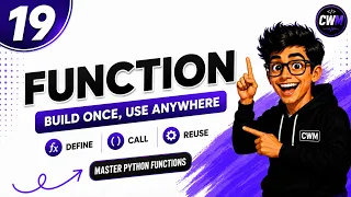 19 Function in Python Hindi Complete Beginner Guide Python Course