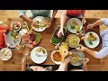 Stock Footage People Eating Dinner Free