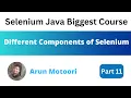 Different Components of Selenium Selenium Java Biggest Course - Part 11