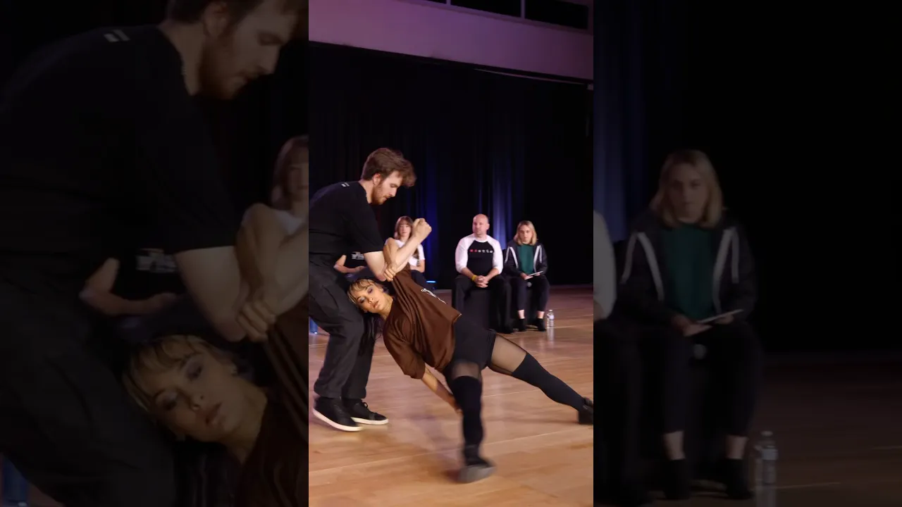 Spotlight, spins & trust — my first dance with Keerigan, to a French song! 🇫🇷✨