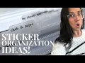 Sticker Organization