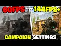 BEST PC Settings for Modern Warfare 2 CAMPAIGN Max FPS Visibility Immersion