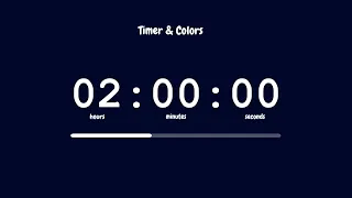 2 Hour Timer Midnight Aesthetic No Music Countdown