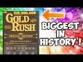 Download Lagu Biggest Jackpot in Scratch Off History!!! $30 GoldRush Special Edition Ticket | Florida Lottery