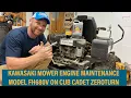 Kawasaki Oil Change Spark Plugs Fuel Filter Air Filter on Cub Cadet Zeroturn