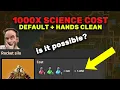 How hard is it to beat Factorio with 1000X science cost