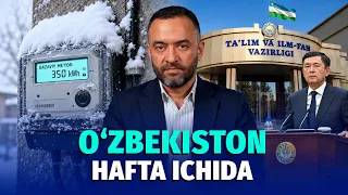 Ta’limga yangi rahbar, gazsiz aholiga chegirma | Hafta dayjesti