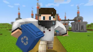 MİNECRAFT ama ÇÖPÇÜLÜK YAPARAK ZENGİN OLDUM?! - Minecraft
